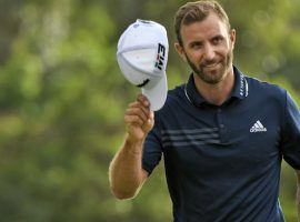 Despite missing the cut at the Open Championship, Dustin Johnson is a 10/1 favorite to win the PGA Championship. (Image: Getty)