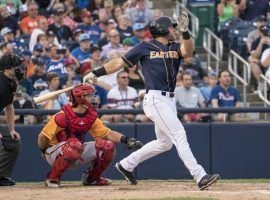 Tim Tebow was enjoying his best stint in the minor leagues before he was injured last Thursday. (Image: Getty)