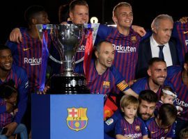 Defending La Liga champion Barcelona is among the clubs that could play in the league’s first competitive match to take place in the United States. (Image: Goal.com)