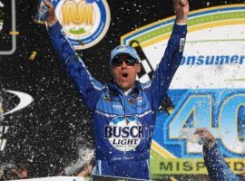 Kevin Harvick picked up his seventh win of the NASCAR Cup Series season by winning at Michigan International Speedway on Sunday. (Image: AP/Paul Sancya)