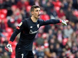 Chelsea has signed young Spanish goalkeeper Kepa Arrizabalaga as a replacement for Thibaut Courtois, who will play at Real Madrid this season. (Image: EPA/Luis Tejido)