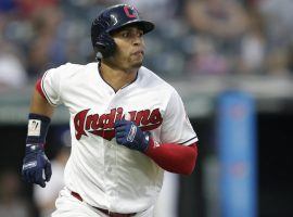 Cleveland Indians outfielder Leonys Martin is in stable condition as he recovers from what was a potentially life-threatening bacterial infection. (Image: Tony Dejak/AP)