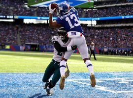 Odell Beckham Jr. has agreed to an extension with the New York Giants that makes him the highest-paid wide receiver in the NFL. (Image: Al Bello/Getty Images)