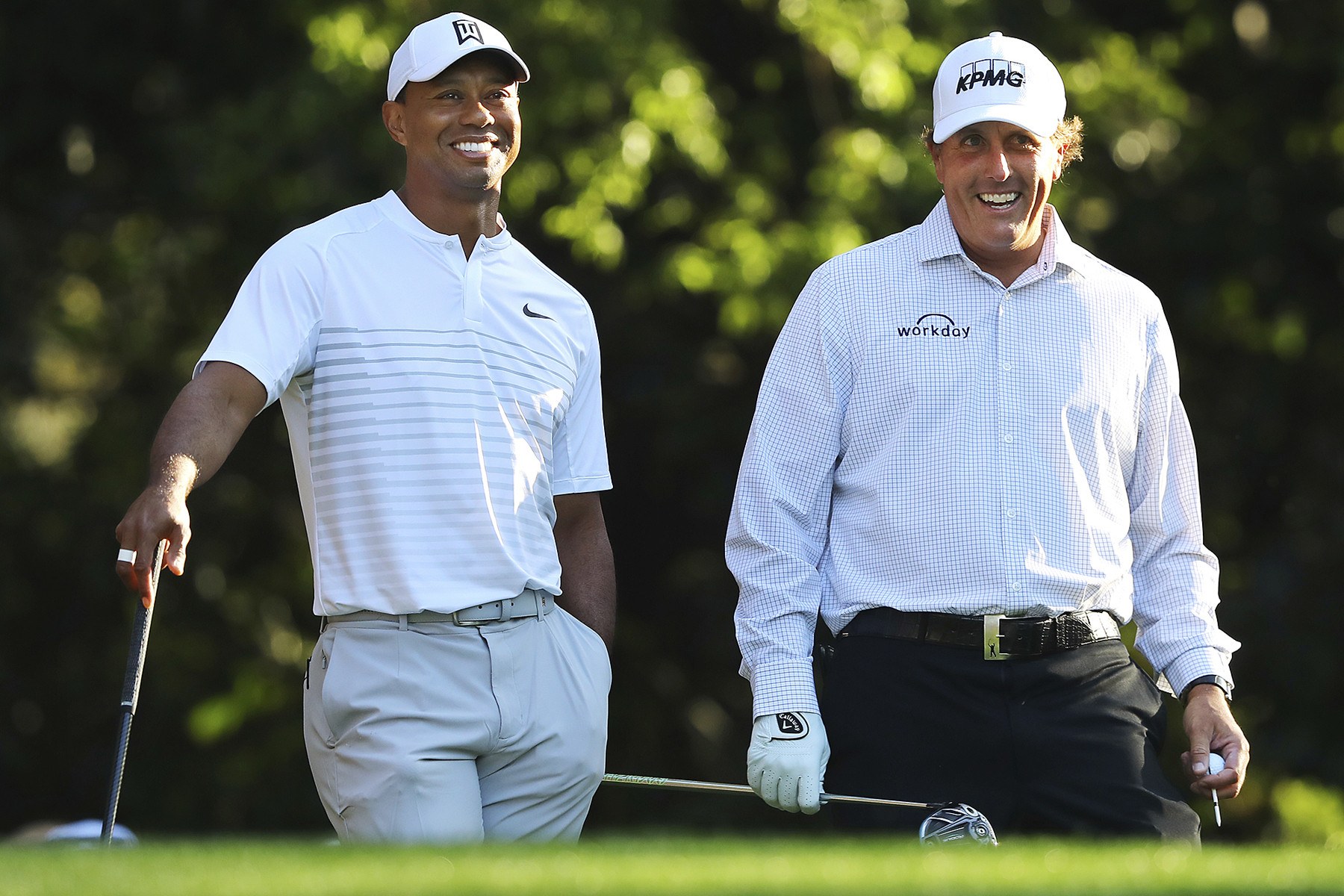 Tiger Woods and Phil Mickelson