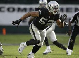 Khalil Mack has been holding out on the Oakland Raiders until they redo his contract. (Image: AP)