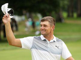 Bryson DeChambeau has now won the first two events of the 2018 FedEx Cup Playoffs, clinching the top seed in the Tour Championship for the 24-year-old. (Image: Gregory Shamus/Getty)