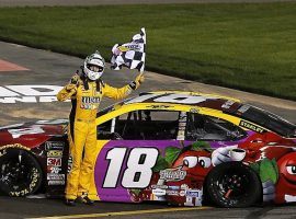 Kyle Busch celebrates his Federated Auto Parts 400 win last week at Richmond. (Image: LAT)