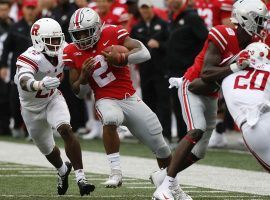 Ohio State was a 35.5-point favorite against Rutgers, and easily covered, winning 52-3. (Image: AP)