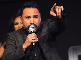 Former boxing champion and current promoter Oscar De La Hoya says he is seriously considering running for president in 2020. (Image: Brad Barket/Getty)