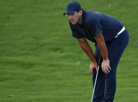 Tony Romo advanced to the first stage of Web.com Tour qualifying after a competitor’s incorrect scorecard pushed him into the final qualification position. (Image: Marianna Massey/Getty)
