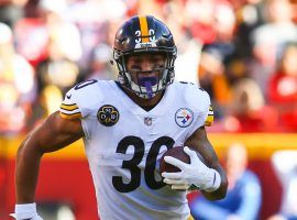 James Conner will replace Le’Veon Bell at running back for the Pittsburgh Steelers against Cleveland. (Image: USA Today Sports)