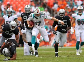 Miami quarterback Ryan Tannehill defeated the Oakland Raiders last week to give the Dolphins a 3-0 record. (Image: Getty)