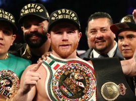 Canelo Alvarez signed an 11-fight, five-year deal with streaming service DAZN that will earn him a minimum of $365 million. (Image: Getty)