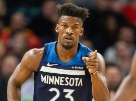 The Houston Rockets are reportedly offering four first-round picks in exchange for Jimmy Butler, but it’s unclear if that’s enough to get the attention of the Minnesota Timberwolves. (Image: Harrison Barden/USA Today Sports)