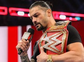 WWE Universal Champion Roman Reigns announced on Monday Night Raw that he is battling leukemia, a disease that he was first diagnosed with 11 years ago. (Image: WWE)