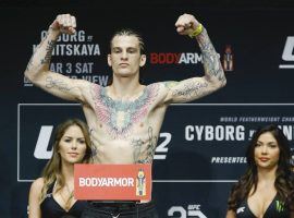 Sean O’Malley has been taken off the card for UFC 229 in Las Vegas on Saturday after testing positive for the banned substance ostarine. (Image: Esther Lin/MMA Fighting)