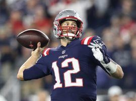 Tom Brady of the New England Patriots throws 500th career TD pass (Image: Maddie Meyer / Getty) touchdown pass during the fourth quarter against the Indianapolis Colts at Gillette Stadium on October 4, 2018 in Foxborough, Massachusetts.  (Photo by Maddie Meyer/Getty Images)