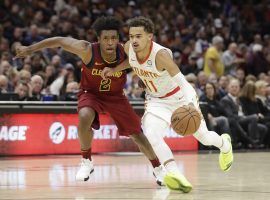 Atlanta Hawks' rookie guard Trae Young scored 35 points in a win against the Cavs (Image: AP)