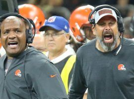Cleveland Browns coach Hue Jackson, left, and offensive coordinator Todd Haley were fired Monday. (Image: YouTube.com)