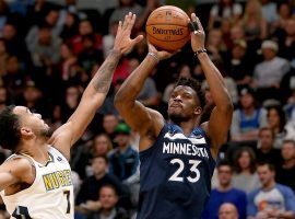 Jimmy Butler demanded a trade, but he’s still with the Timberwolves on opening day (Image: Getty)