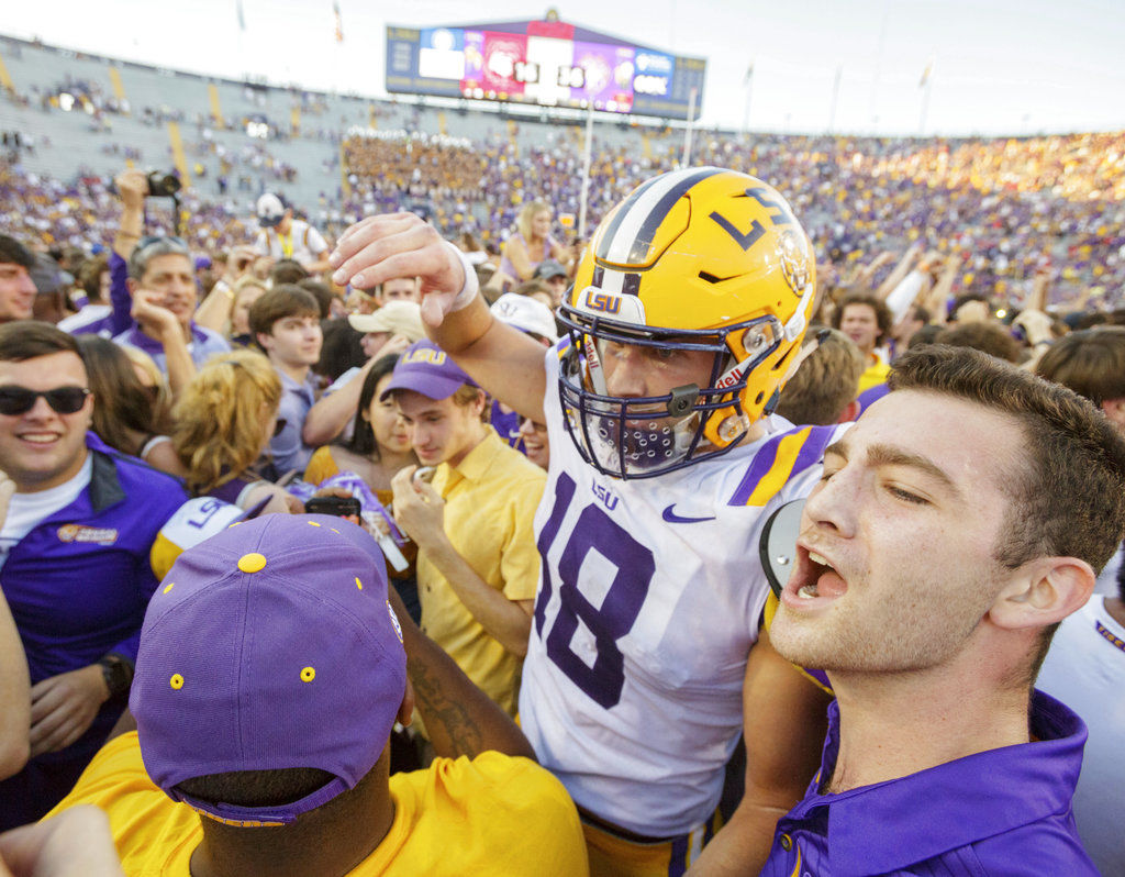 LSU fans 