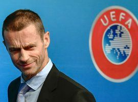 UEFA President Aleksander Ceferin says that talk of a European Super League for the continent’s top teams is pure fiction. (Image: Fabrice Coffrini/AFP/Getty)
