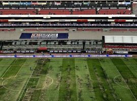 The NFL has decided to move Monday’s game between the Rams and the Chiefs to Los Angeles due to poor surface conditions at Estadio Azteca in Mexico City. (Image: Twitter/@ComexMasters)