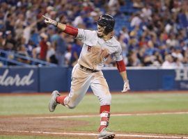 Mookie Betts was awarded the American League MVP after leading the Boston Red Sox to a World Series title in 2018. (Image: Tom Szczerbowski/Getty)