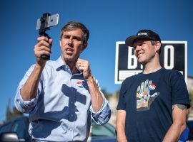Beto O’Rourke, left, lost his senate bid in Texas, but has emerged as a strong presidential candidate.  (Image: Getty)