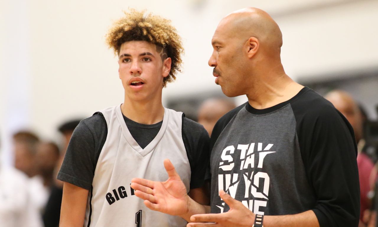 LaMelo and LaVar Ball