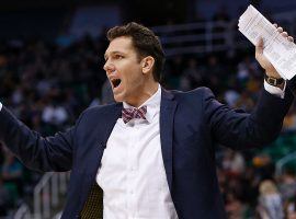 Los Angeles Lakers coach Luke Walton is the favorite to be the first NBA coach fired. (Image: AP)