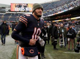 Chicago Bears quarterback Mitchell Trubisky has his team in first place in the NFC North. (Image: AP)