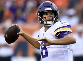 Quarterback Kirk Cousins from the Minnesota Vikings throwing a pass during warmups in a preseason game. (Image: AP)