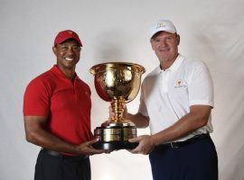 Tiger Woods and Ernie Els have been named Presidents Cup captains, and Woods might be playing on the team. (Image: PGA Tour)