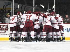 UMass is ranked No. 1 in the country in college hockey for the first time in school history. (Image: UMass Athletics)