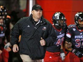 Northern Illinois coach Rod Carey has gone 0-4 in bowl games, but is hoping for his first victory in the Boca Raton Bowl. (Image: Getty)
