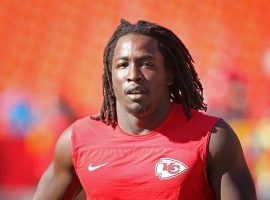 Running back Kareem Hunt was cut by the Kansas City Chiefs after video surfaced of him hitting a woman. (Image: Getty)