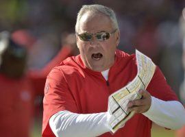 Bob Sutton, ex-defensive coordinator of the Kansas Chiefs on the sidelines of a game against the Cleveland Browns in Cleveland. (Image: AP)