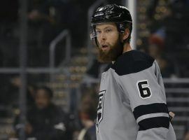 Defenseman Jake Muzzin was traded from the Los Angeles Kings to the Toronto Maple Leafs for a draft pick and two prospects. (Image: Alex Gallardo/AP)