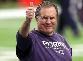 In a rare display of emotion, Bill Belichick acknowledges the crowd. The Patriots head coach recently celebrated 19 years with the team. (Image: Getty)