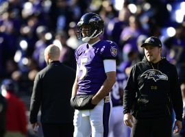Joe Flacco appears to be done with Baltimore, but Washington and Jacksonville are reportedly interested in acquiring him. (Image: USA Today Sports)
