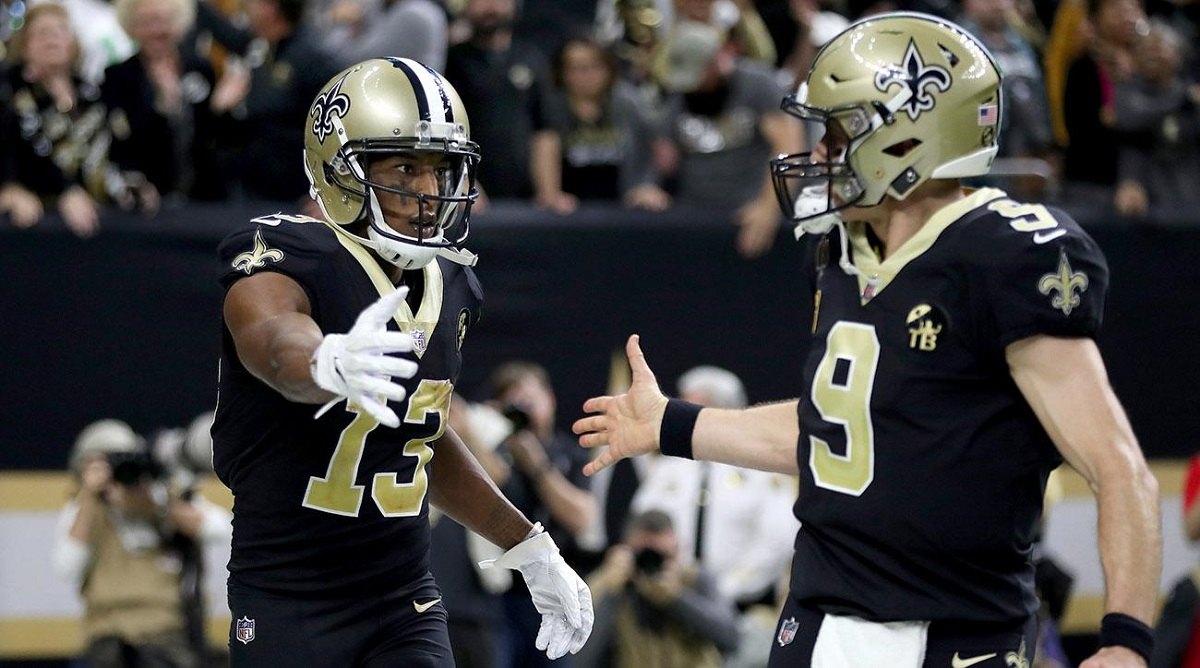 Drew Brees and Michael Thomas