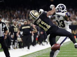 This non-call of an apparent pass interference penalty in the NFC Championship game has resulted in a lawsuit filed by a New Orleans attorney. (Image: USA Today Sports)