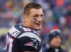 New England tight end Rob Gronkowski is listed at 40/1 to win the Super Bowl 53 MVP award. (Image: Getty)