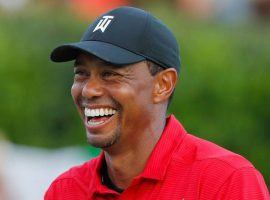 Tiger Woods was all smiles when he won the Tour Championship in September, and he is hoping for a major championship this year. (Image: Getty)