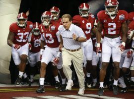 The Alabama Crimson Tide have once again landed the top recruiting class in college football in most of the major ranking lists. (Image: Allen Kee/ESPN)