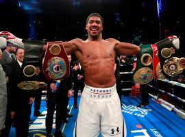 Anthony Joshua will make his United States debut when he takes on Jarrell Miller at Madison Square Garden on June 1. (Image: Andrew Couldridge/Reuters)