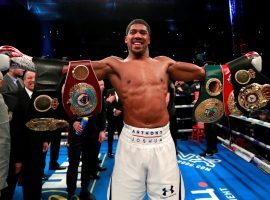 Anthony Joshua will make his United States debut when he takes on Jarrell Miller at Madison Square Garden on June 1. (Image: Andrew Couldridge/Reuters)