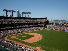 The Oakland Raiders are without a home for the 2019 season, but eying the San Francisco Giants home ballpark, Oracle Stadium, located in downtown San Francisco. (Image: Lachlan Cunningham/Getty)