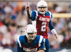 Former Heisman Trophy winner, Johnny "Johnny Football" Manziel, playing in the Canadian Football League for the Montreal Alouettes. (Image: CFL)